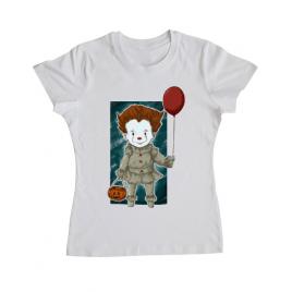 Tricou adler dama little clown alb
