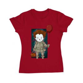 Tricou adler dama little clown rosu