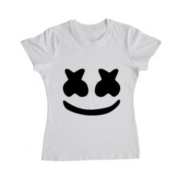 Tricou adler dama marshmello alb