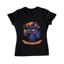 Tricou adler dama purr halloween negru