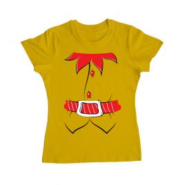 Tricou adler dama santa helper galben