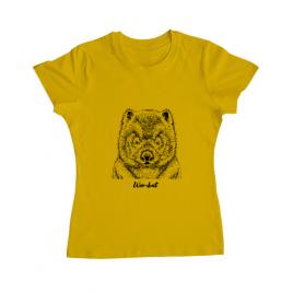 Tricou adler dama wombat galben