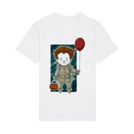 Tricou stanley stella barbat little clown alb