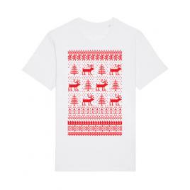 Tricou stanley stella barbat reindeers alb