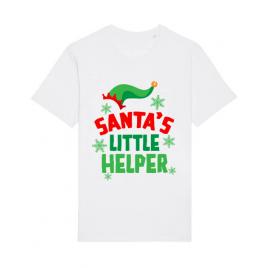 Tricou stanley stella barbat santas little helper alb