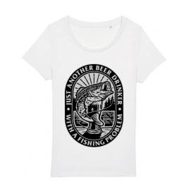 Tricou stanley stella dama fishing problem alb