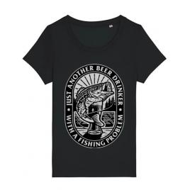 Tricou stanley stella dama fishing problem negru