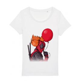 Tricou stanley stella dama it is deadpool alb