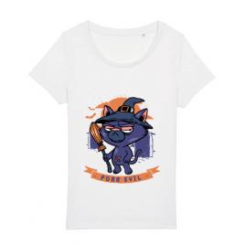 Tricou stanley stella dama purr halloween alb