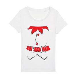 Tricou stanley stella dama santa helper alb