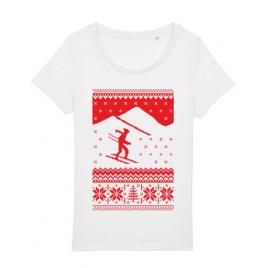 Tricou stanley stella dama ski trip alb