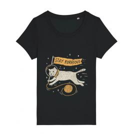 Tricou stanley stella dama stay furrious negru
