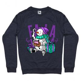 Bluza adler barbat christmas carol denim inchis