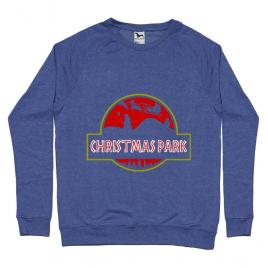 Bluza adler barbat christmas park albastru melanj
