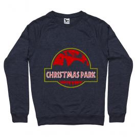 Bluza adler barbat christmas park denim inchis