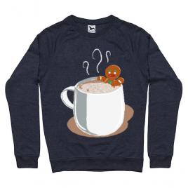 Bluza adler barbat gingerbread man denim inchis