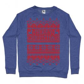 Bluza adler barbat greetings albastru melanj