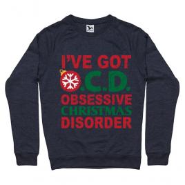 Bluza adler barbat obsessive christmas disorder denim inchis