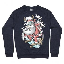 Bluza adler barbat skater santa denim inchis