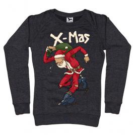 Bluza adler dama santa skank kid negru melanj