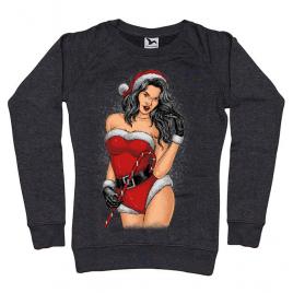 Bluza adler dama sexy santa girl negru melanj