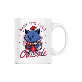 Cana personalizata its cold outside alb
