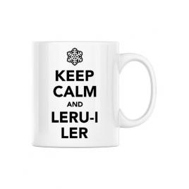 Cana personalizata ler alb