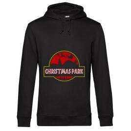 Hoodie barbat cu gluga christmas park negru