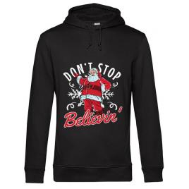 Hoodie barbat cu gluga dont stop believin negru