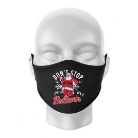 Masca personalizata reutilizabila dont stop believin negru