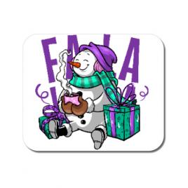 Mousepad personalizat christmas carol alb