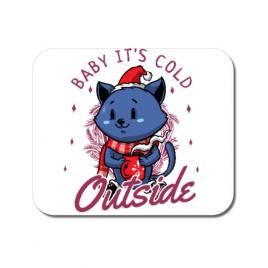 Mousepad personalizat its cold outside alb
