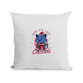 Perna personalizata its cold outside alb
