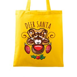 Sacosa din panza deer santa galben