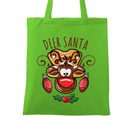 Sacosa din panza deer santa verde mar
