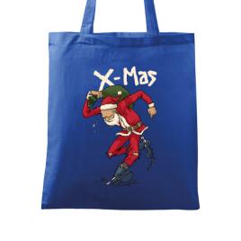 Sacosa din panza santa skank kid albastru regal