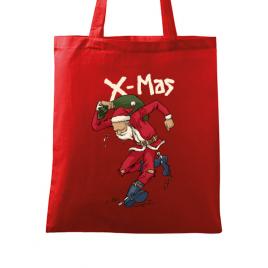 Sacosa din panza santa skank kid rosu