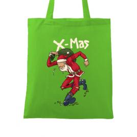 Sacosa din panza santa skank kid verde mar