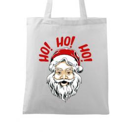 Sacosa din panza smile santa alb