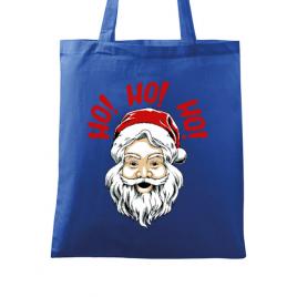 Sacosa din panza smile santa albastru regal