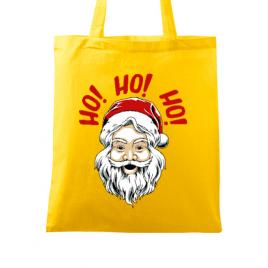 Sacosa din panza smile santa galben