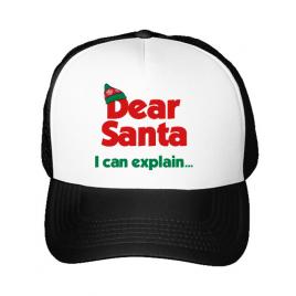 Sapca personalizata i can explain alb