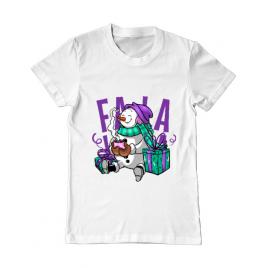 Tricou adler barbat christmas carol alb
