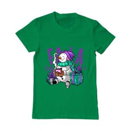 Tricou adler barbat christmas carol verde mediu