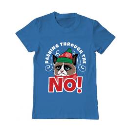 Tricou adler barbat dashing through the no albastru azuriu