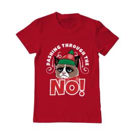 Tricou adler barbat dashing through the no rosu