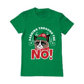 Tricou adler barbat dashing through the no verde mediu