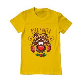 Tricou adler barbat deer santa galben