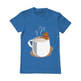 Tricou adler barbat gingerbread man albastru azuriu