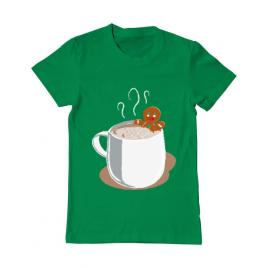 Tricou adler barbat gingerbread man verde mediu